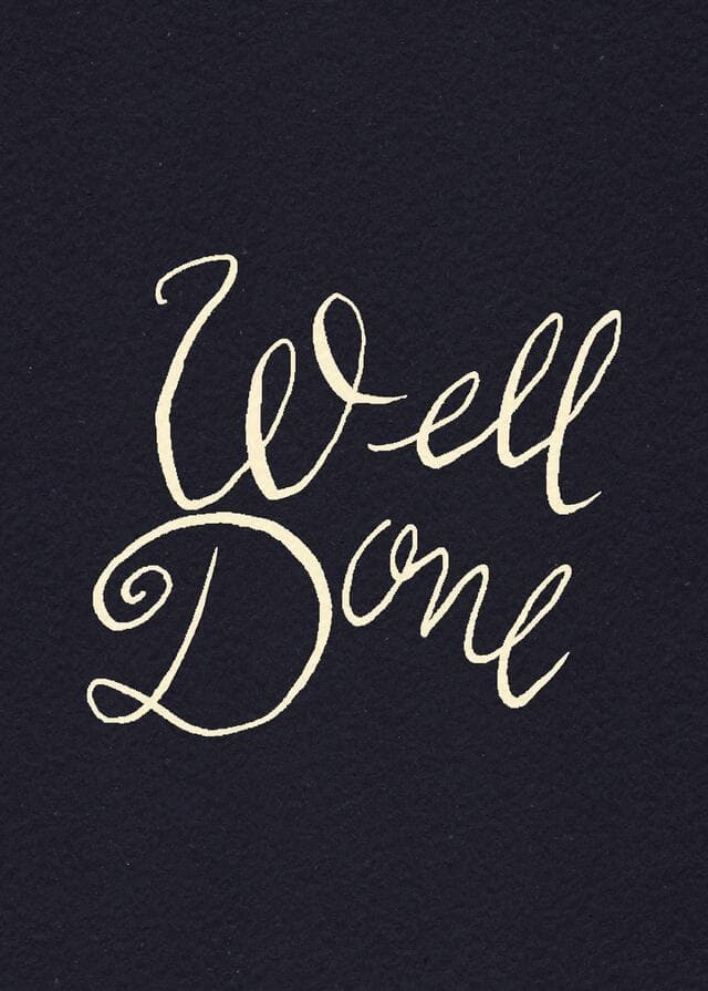 Well Done