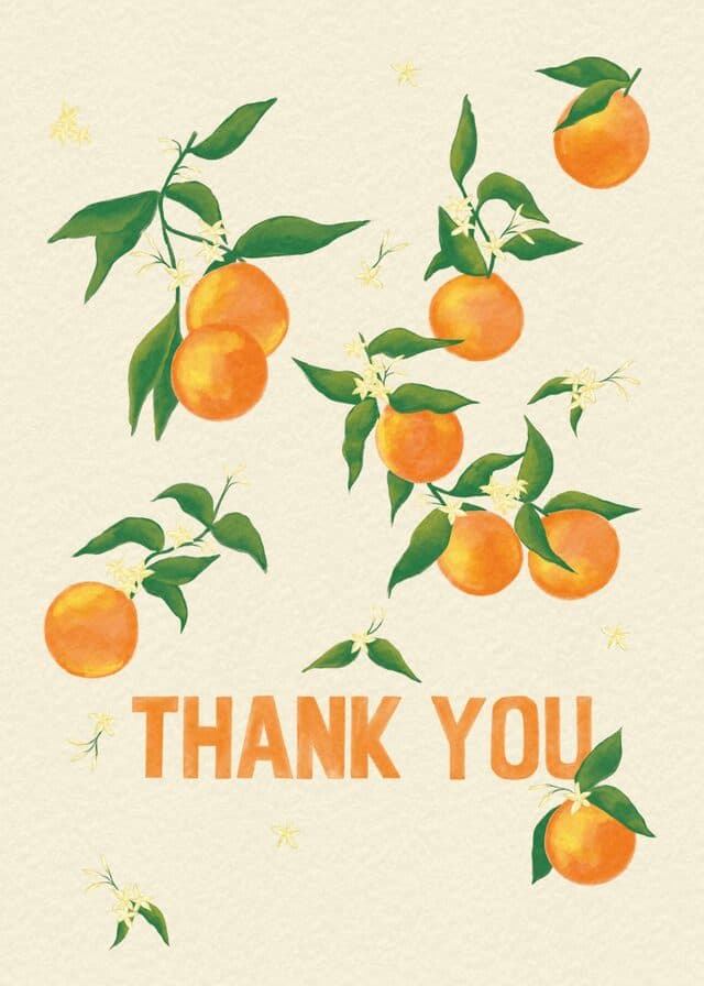 Thank You Oranges
