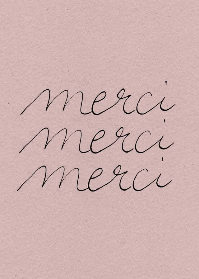 merci merci merci