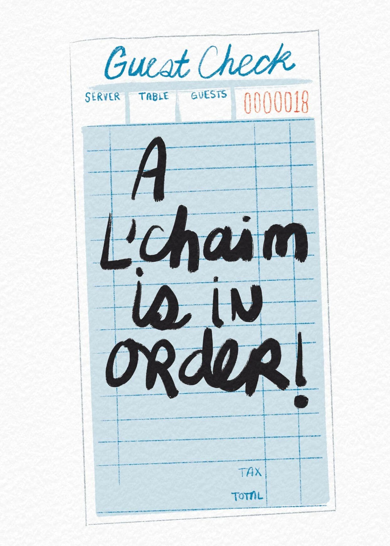 A L'Chaim Is in Order
