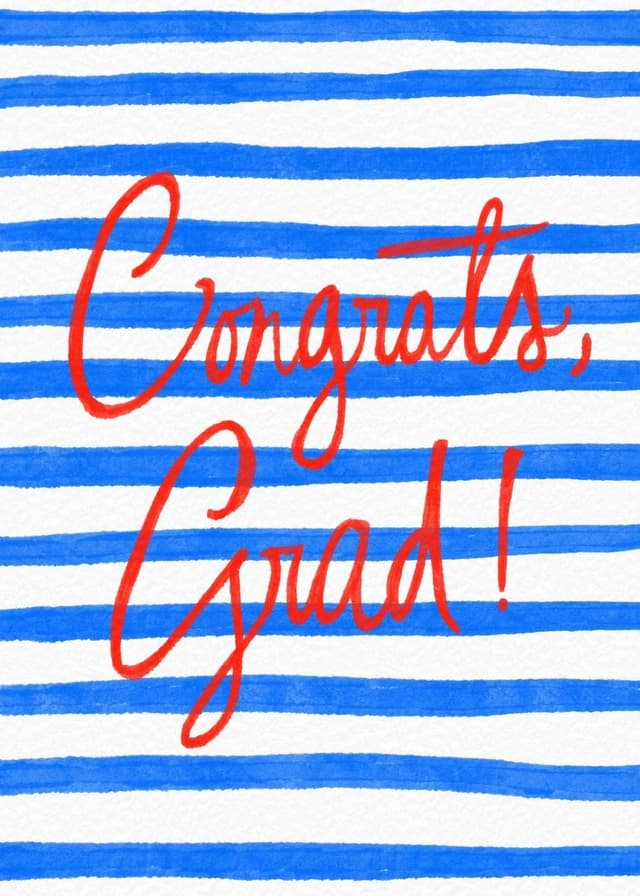 Congrats Grad Stripes